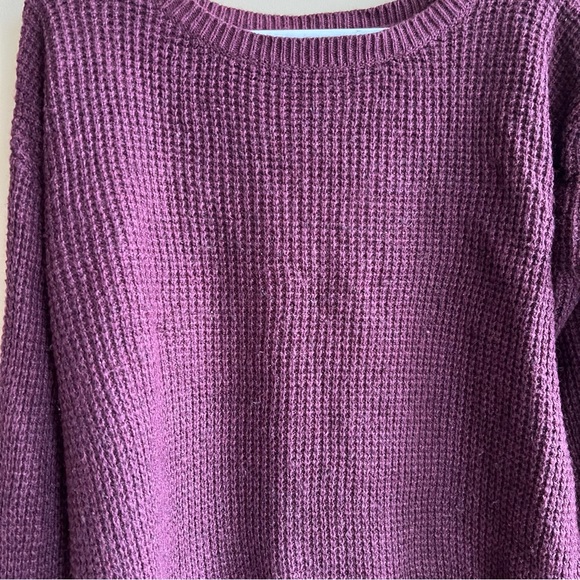 LAST CALL! Aritzia burgundy knit sweater - Picture 2 of 3